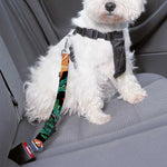 Watercolor Gingerbread Pattern Print Dog Seat Belt