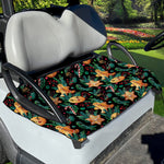 Watercolor Gingerbread Pattern Print Golf Cart Seat Cover