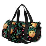Watercolor Gingerbread Pattern Print Gym Bag