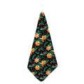 Watercolor Gingerbread Pattern Print Hand Towel