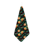 Watercolor Gingerbread Pattern Print Hand Towel