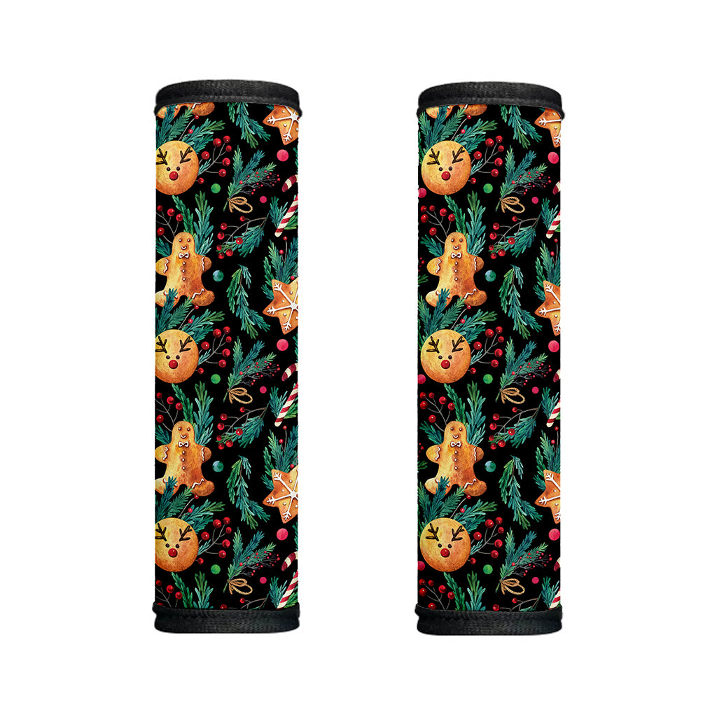 Watercolor Gingerbread Pattern Print Handle Covers