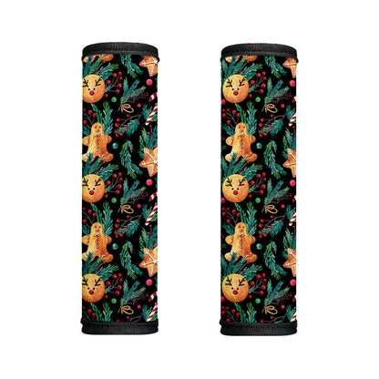 Watercolor Gingerbread Pattern Print Handle Covers