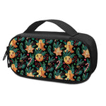 Watercolor Gingerbread Pattern Print Insulin Cooler Travel Case