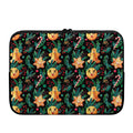 Watercolor Gingerbread Pattern Print Laptop Sleeve