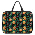 Watercolor Gingerbread Pattern Print Laptop Sleeve With Handle