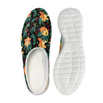 Watercolor Gingerbread Pattern Print Mesh Casual Shoes