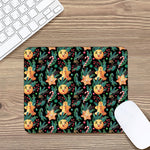 Watercolor Gingerbread Pattern Print Mouse Pad