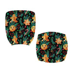 Watercolor Gingerbread Pattern Print Office Chair Cover