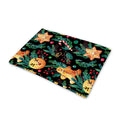 Watercolor Gingerbread Pattern Print Pet Cooling Mat Cover