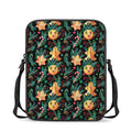 Watercolor Gingerbread Pattern Print Rectangular Crossbody Bag