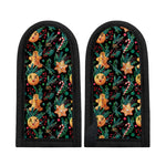 Watercolor Gingerbread Pattern Print Skillet Handle Cover