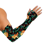 Watercolor Gingerbread Pattern Print Sun Protection Arm Sleeves