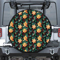 Watercolor Gingerbread Pattern Print Tire Cover