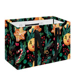 Watercolor Gingerbread Pattern Print Utility Tote Bag