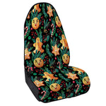 Watercolor Gingerbread Pattern Print Waterproof Car Seat Cover