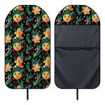 Watercolor Gingerbread Pattern Print Waterproof Car Seat Cover