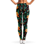 Watercolor Gingerbread Pattern Print Women's Leggings