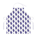 Watercolor Grape Pattern Print Adjustable Apron