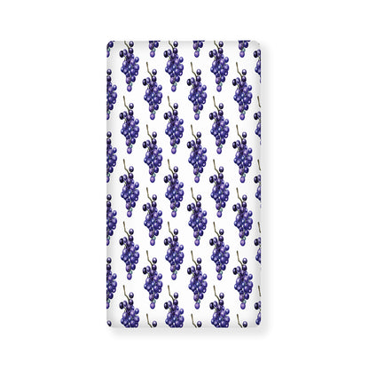Watercolor Grape Pattern Print Baby Crib Sheet