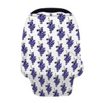 Watercolor Grape Pattern Print Baby Seat Cover