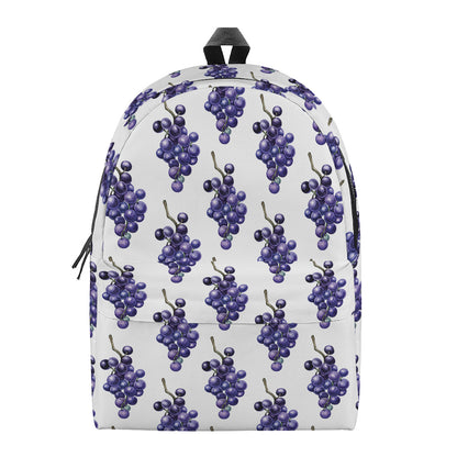 Watercolor Grape Pattern Print Backpack