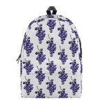 Watercolor Grape Pattern Print Backpack