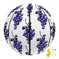 Watercolor Grape Pattern Print Basketball