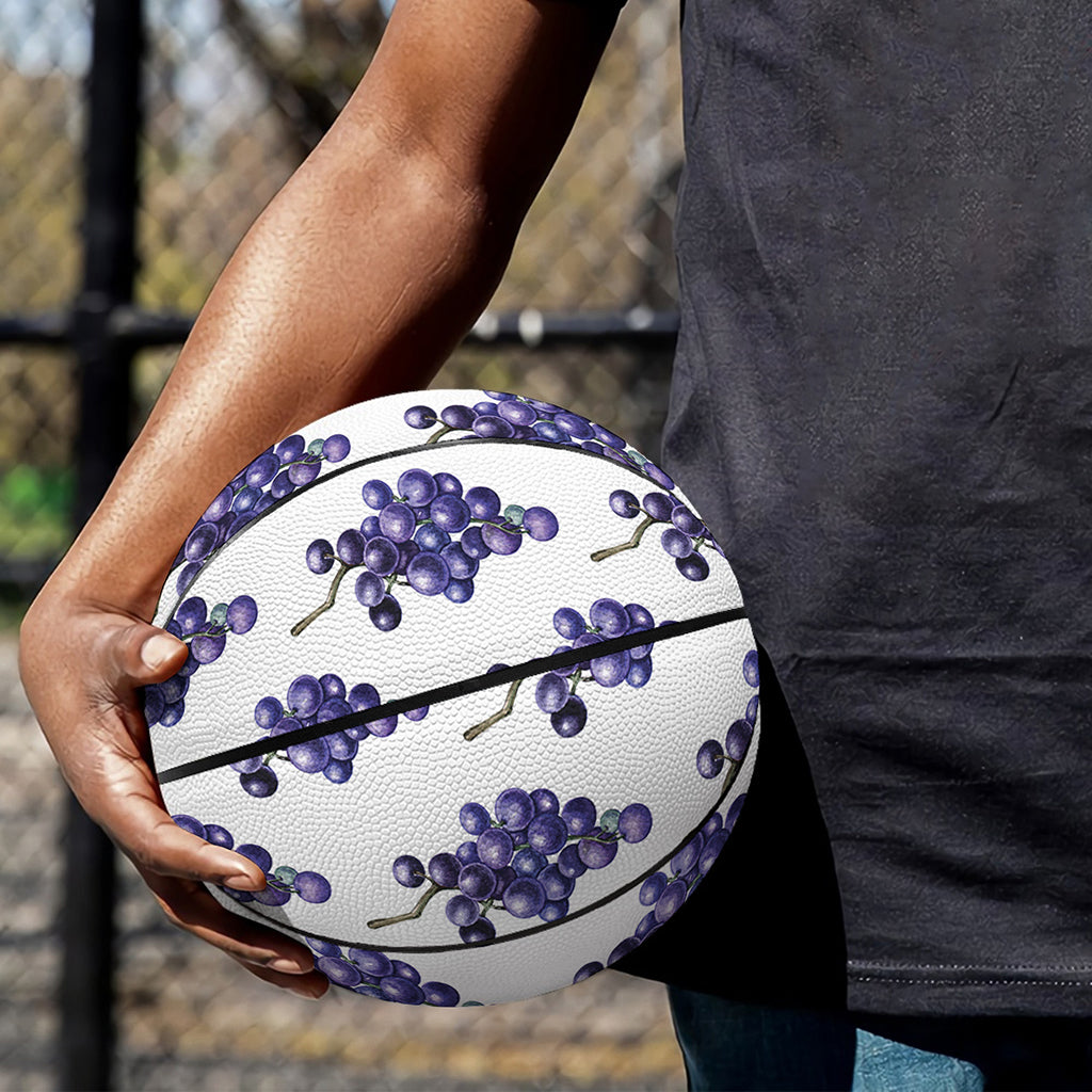 Watercolor Grape Pattern Print Basketball