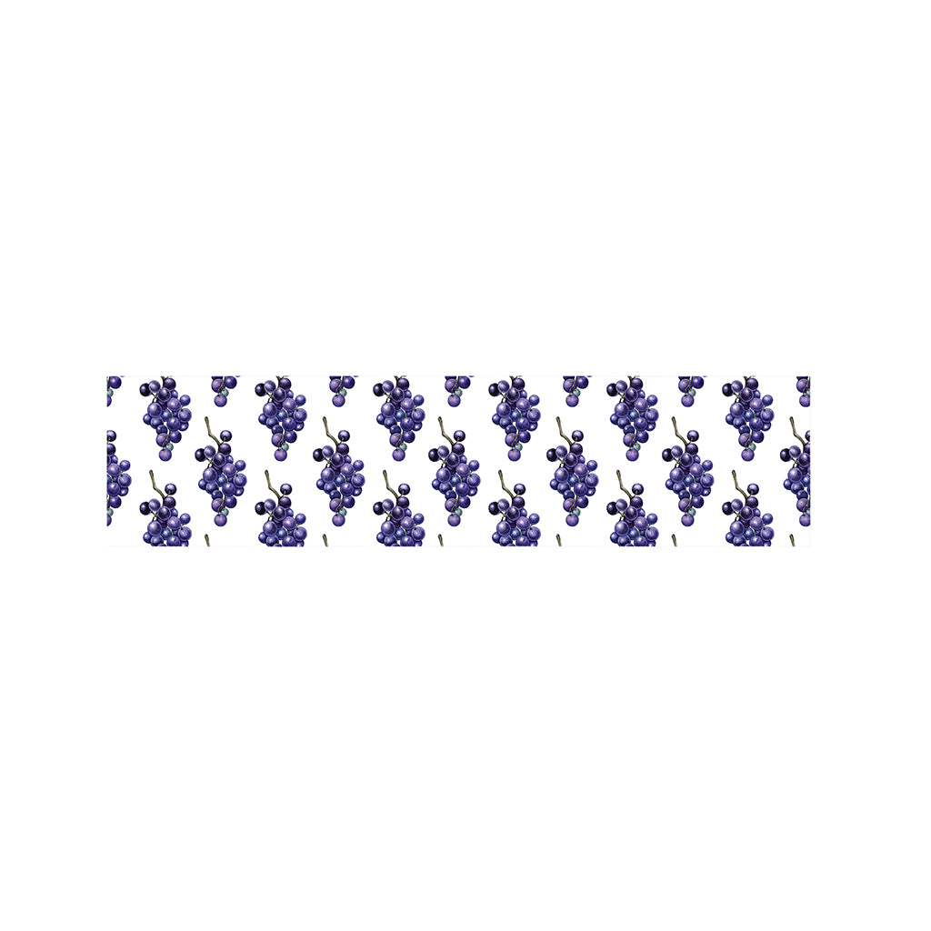 Watercolor Grape Pattern Print Bed Runner