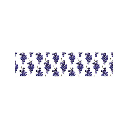 Watercolor Grape Pattern Print Bed Runner