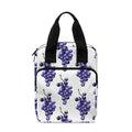Watercolor Grape Pattern Print Bible Tote Bag