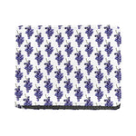 Watercolor Grape Pattern Print Bifold Wallet