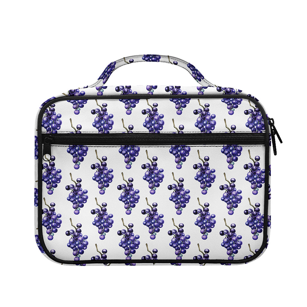 Watercolor Grape Pattern Print Briefcase Bible Bag