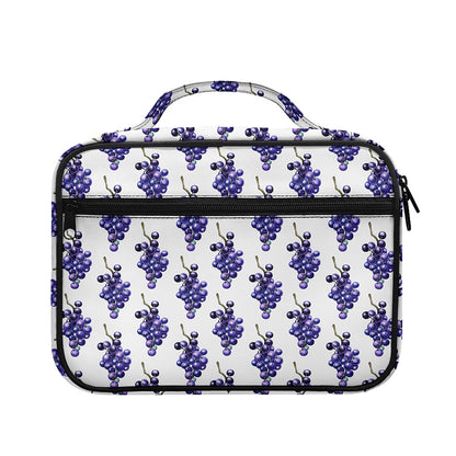 Watercolor Grape Pattern Print Briefcase Bible Bag