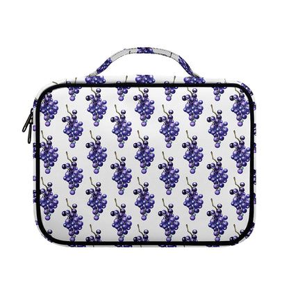 Watercolor Grape Pattern Print Briefcase Bible Bag