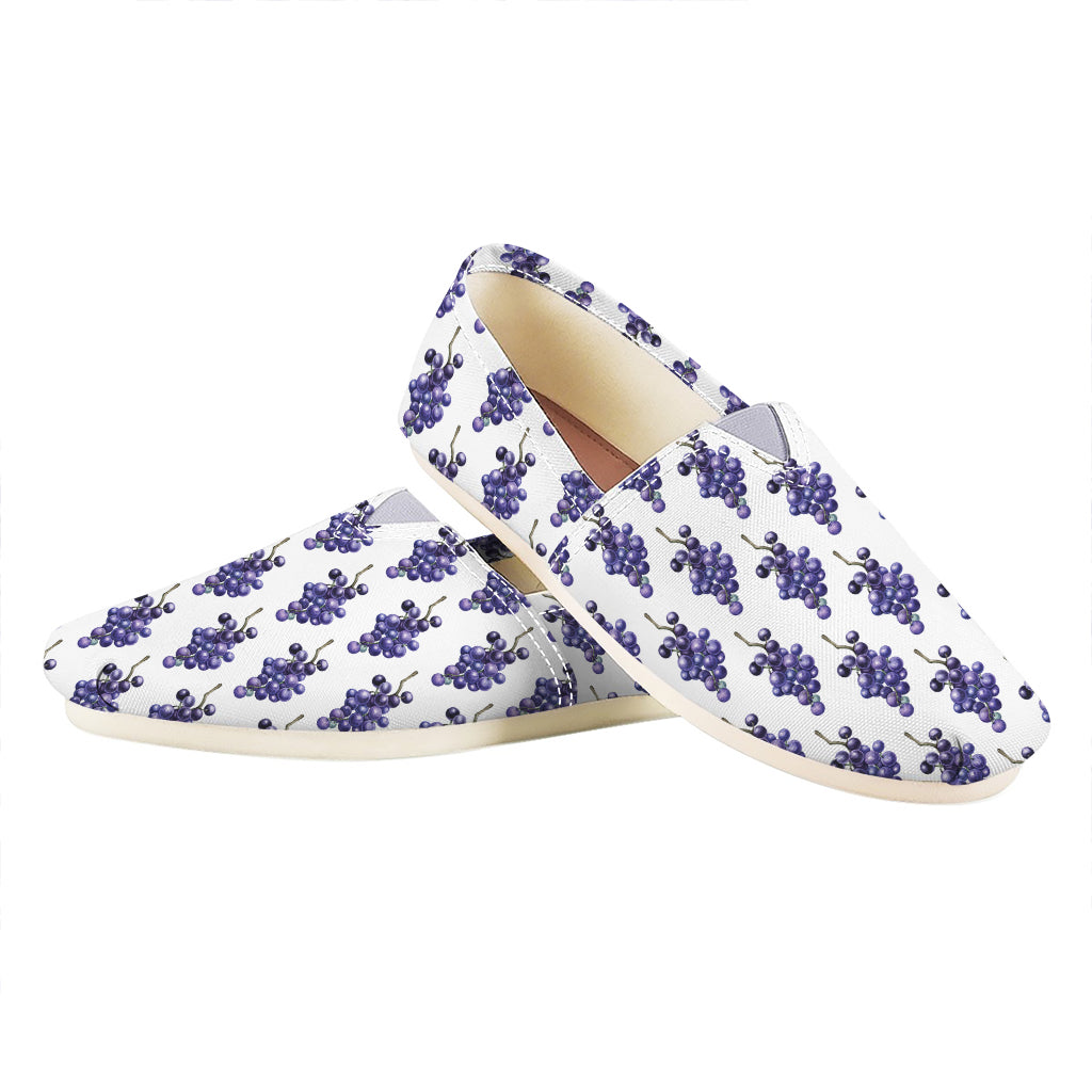Watercolor Grape Pattern Print Casual Shoes
