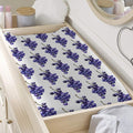 Watercolor Grape Pattern Print Changing Pad Cover
