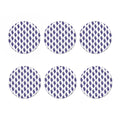 Watercolor Grape Pattern Print Coaster Set