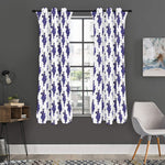 Watercolor Grape Pattern Print Curtain