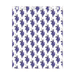 Watercolor Grape Pattern Print Curtain