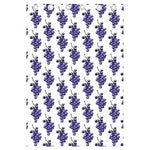 Watercolor Grape Pattern Print Curtain