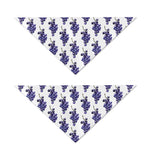 Watercolor Grape Pattern Print Dog Bandana