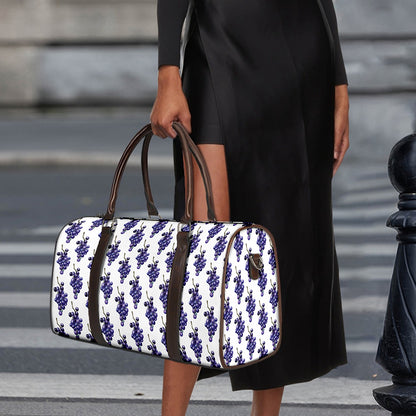 Watercolor Grape Pattern Print Duffle Bag