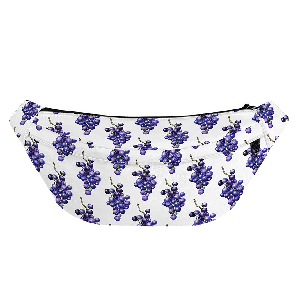 Watercolor Grape Pattern Print Fanny Pack