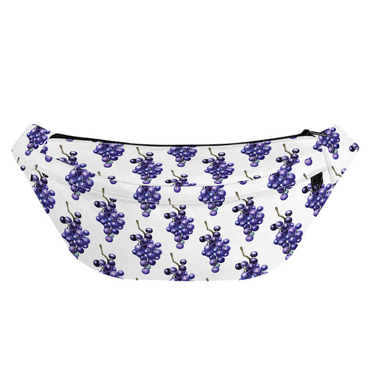 Watercolor Grape Pattern Print Fanny Pack