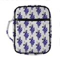 Watercolor Grape Pattern Print Front Pocket Bible Bag