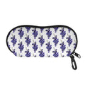 Watercolor Grape Pattern Print Glasses Case