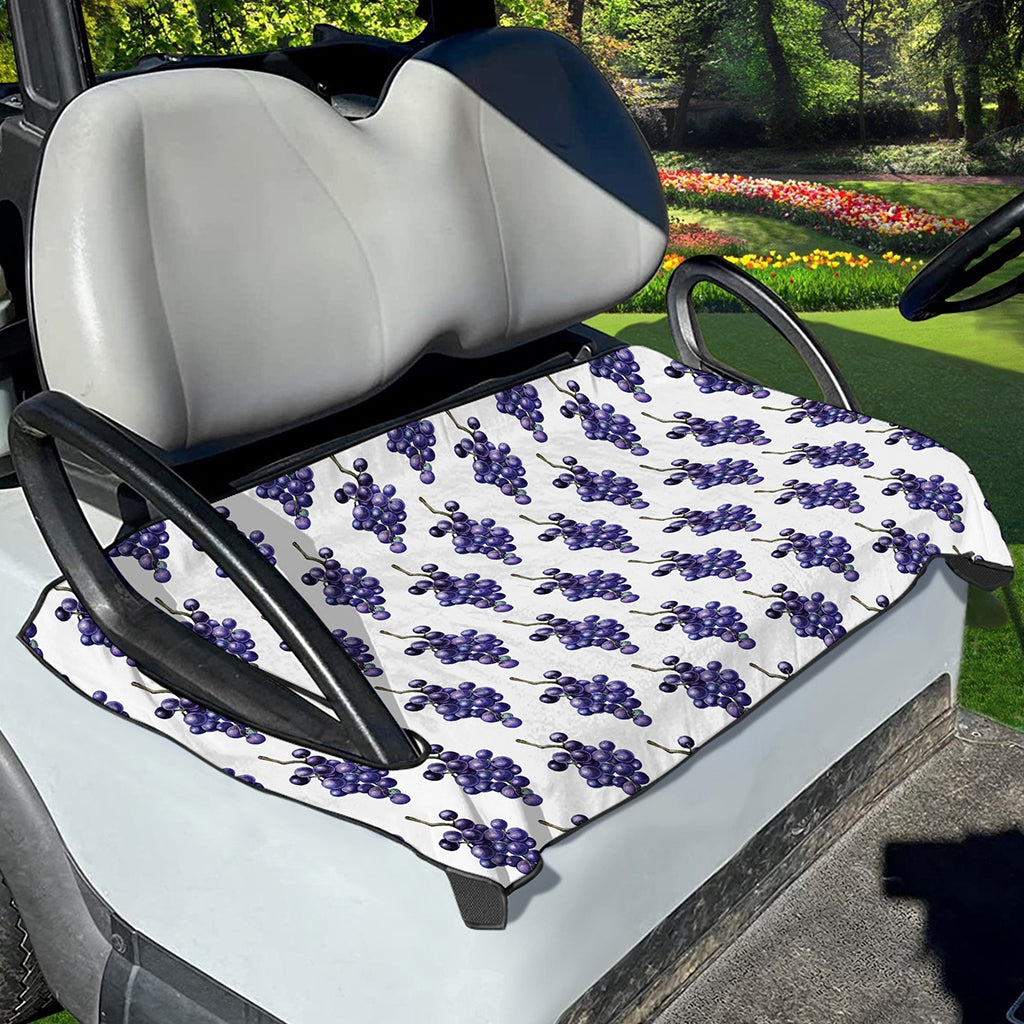Watercolor Grape Pattern Print Golf Cart Seat Cover