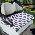 Watercolor Grape Pattern Print Golf Cart Seat Cover